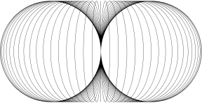 horn torus cross-section